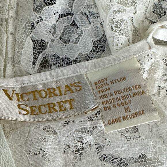 Vintage Y2k Victoria’s Secret Vintage Lace Teddy Bodysuit Lingerie size M - Picture 4 of 7